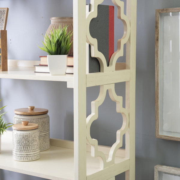 Mistana™ Kean Solid Wood Etagere Bookcase & Reviews Wayfair